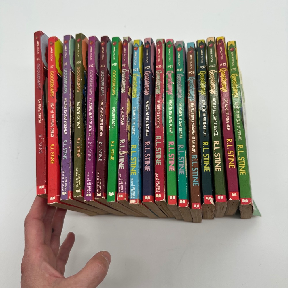 Goosebumps Books Lot of 18 Vintage 90s all First Scholastic Printing's
